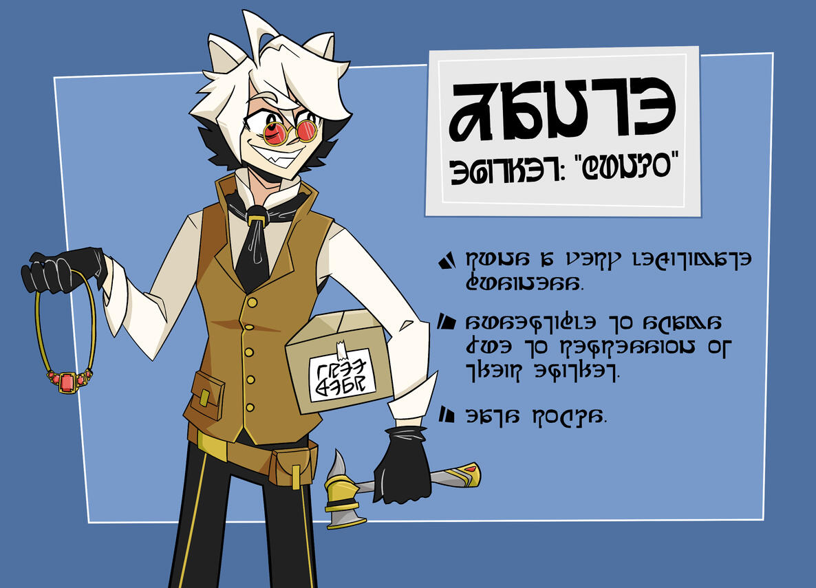 yes the text is custom by [mister goblinwares]